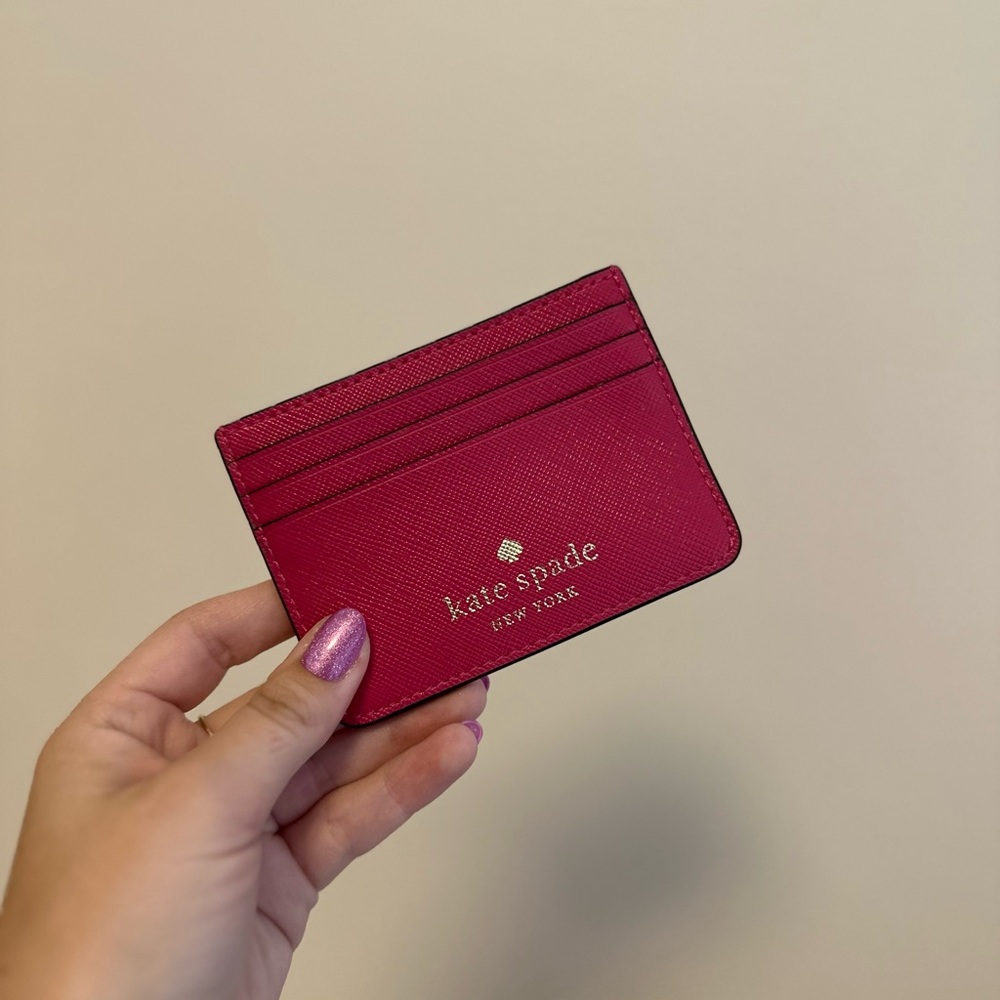 Kate Spade “Anemone Pink” Cardholder